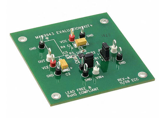 MAX9943EVKIT Soluzioni Integrate MAX9943 - Scheda di valutazione amplificatore a canale singolo da 2,4 MHz 20mA
