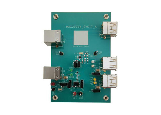 MAX20334EVKIT Soluzioni incorporate MAX20334 Dual SPDT Analog Switch Evaluation Board