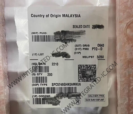 SPC5748GHK0AMKU6 MCU a microcontrollore tri-core a 32 bit con 6 MB di flash a 32 canali eDMA e pacchetto LQFP176