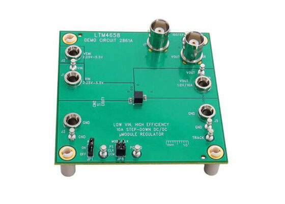 DC2861A Soluzioni incorporate LTM4658 Step-Down DC/DC μModule Regulator Evaluation Board