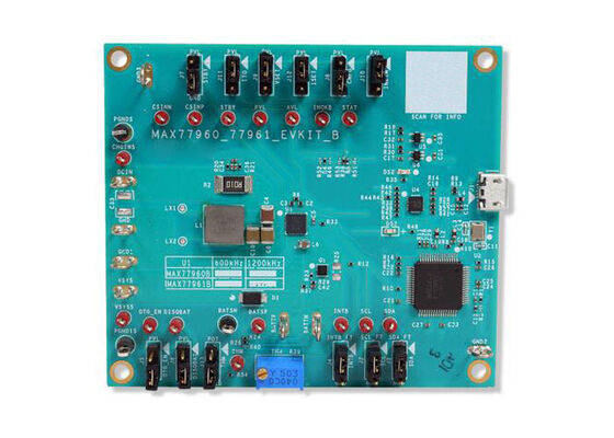 MAX77961BEVKIT12 Soluzioni incorporate MAX77961B Kit di valutazione del caricabatterie USB tipo-C