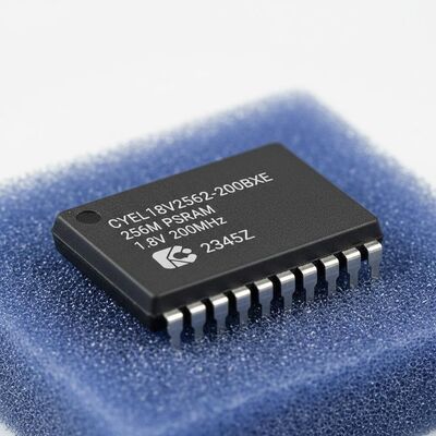 CYEL18V2562-200BKXE Memory IC Chip 256 MBit Pseudostatic RAM con 1.8 V di tensione operativa e 200 MHz di frequenza di interfaccia