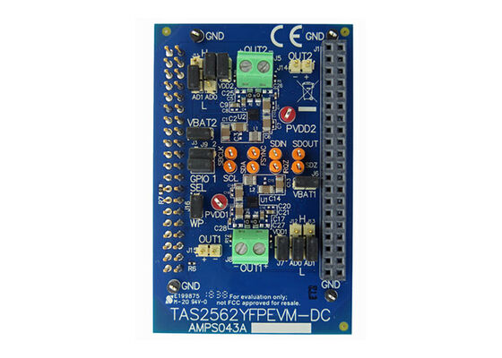 TAS2562YFPEVM-DC Solutions Embedded 1-Channel Output Class D Audio Amplifier Evaluation Board