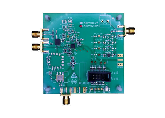 LMX2492EVM Soluzioni incorporate Low Noise 14GHz Wideband PLL Timing Evaluation Board