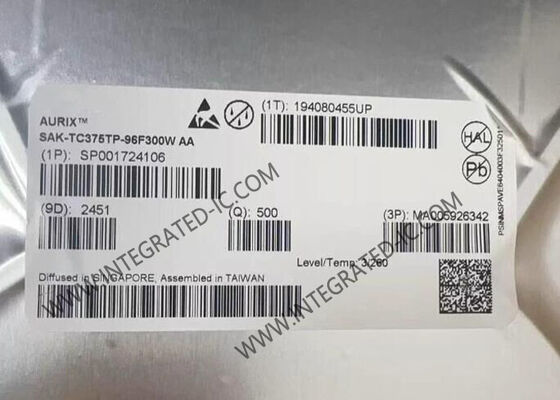 SAK-TC375TP-96F300W AA 32 bit Tri-Core FLASH Microcontroller MCU con velocità 300MHz 6MB FLASH e 1.1MB SRAM