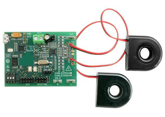EVALSTPM34 Soluzioni incorporate STPM34 Tavola di valutazione della misurazione dell'energia a due fasi