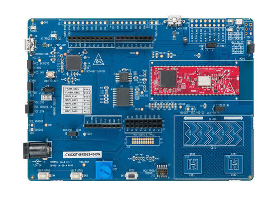 Scheda di valutazione ricetrasmettitore RF CY8CKIT-064S0S2-4343W Embedded Solutions 2.4GHz PSOC™ 6 BT 5.0