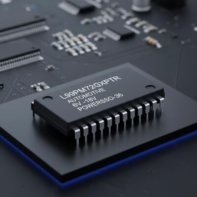 L99PM72GXPTR IC di gestione dell'alimentazione di grado automotive con tensione di alimentazione da 6V a 18V nel pacchetto PowerSSO-36