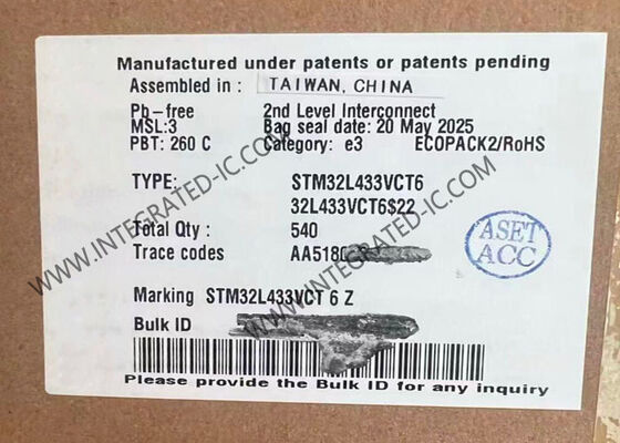 Microcontrollore ARM STM32L433VCT6 MCU Single-Core 32-Bit 80MHz