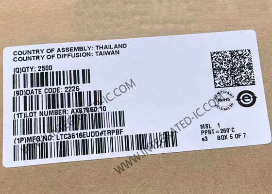 LTC3616EUDD Circuito Integrato Chip 6A 4MHz Convertitore DC/DC Sincrono Monolitico Step-Down con Bassa Corrente di Quiescenza