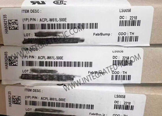 ACPL-W61L-500E Ottoaccoplatori CMOS digitali a bassa potenza da 10 MBd con chip di circuito integrato di isolamento da 5000 Vrms