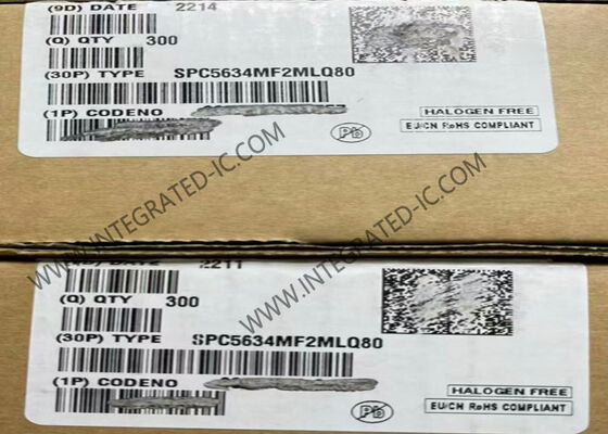 SPC5634MF2MLQ80 Microcontrollore a singolo nucleo a 32 bit MCU 80MHz 1.5MB FLASH LQFP144