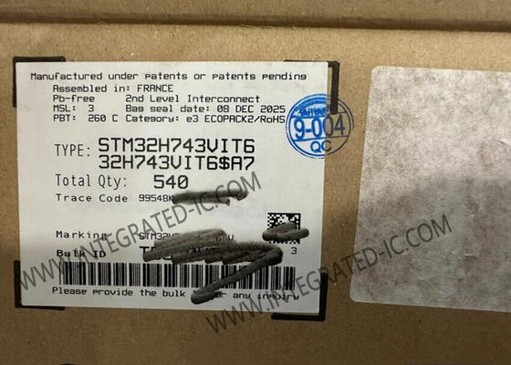 Microcontrollore STM32H743VIT6 MCU con ARM Cortex M7 a 480MHz, 1M x 8 RAM e 168 porte I/O