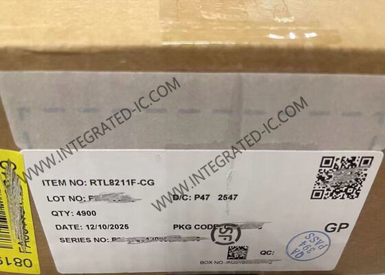 RTL8211F-CG Ethernet IC Transceiver Ethernet integrato 10/100/1000M con pacchetto QFN40 e conformità IEEE 802.3
