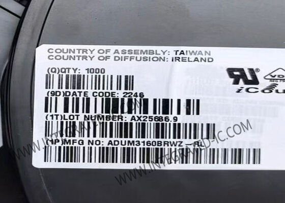 ADUM3160BRWZ chip di circuito integrato 2500Vrms Isolatori digitali USB a 1 canale SOIC-16