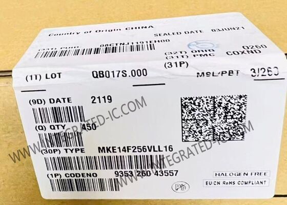 Microcontroller MCU Kinetis MKE14F256VLL16 168MHz Arm Cortex-M4 Microcontrollers With CAN