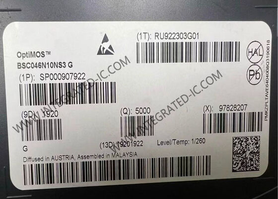 BSC046N10NS3G Chip di circuito integrato 100V OptiMOSTM 3 Series N-Channel Power MOSFET Transistor