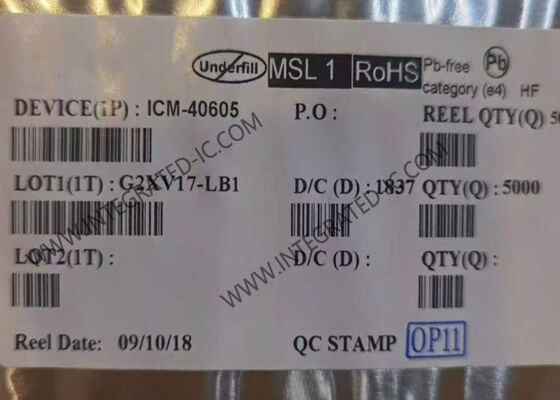 ICM-40605 Sensor IC Low Power 6-Axis MotionTracking Device 6-Axis MEMS Inertial Measurement Unit