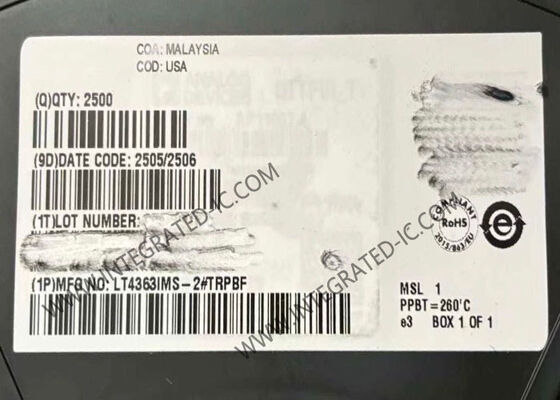 LT4363IMS-2 Dispositivo di protezione da sovracorrente in chip a circuito integrato con intervallo da 4 V a 80 V e limite di corrente nel pacchetto MSOP-12
