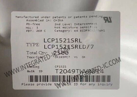 Chip IC programmabile per soppressore di tensioni transitorie LCP1521SRL con corrente di mantenimento di 150 mA e capacità di 35 pF per protezione SLIC