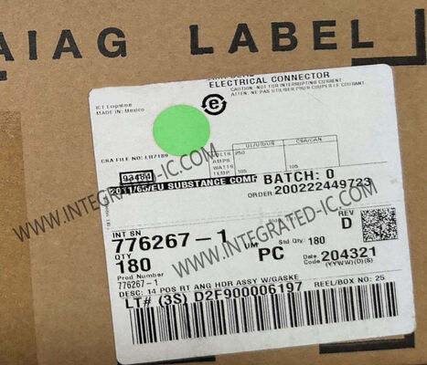 Basetta connettore PCB AMPSEAL ad angolo retto a 14 posizioni con classificazione 250 V CA per applicazioni automobilistiche