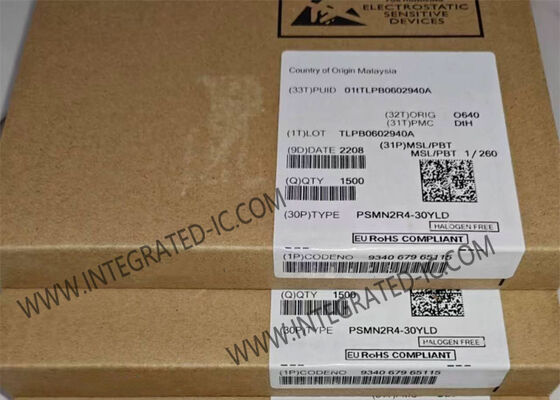 PSMN2R4-30YLD Transistor MOSFET a canale N con tensione da drain a source di 30 V, 2,4 mΩ Rds On e corrente di drenaggio continua di 100 A