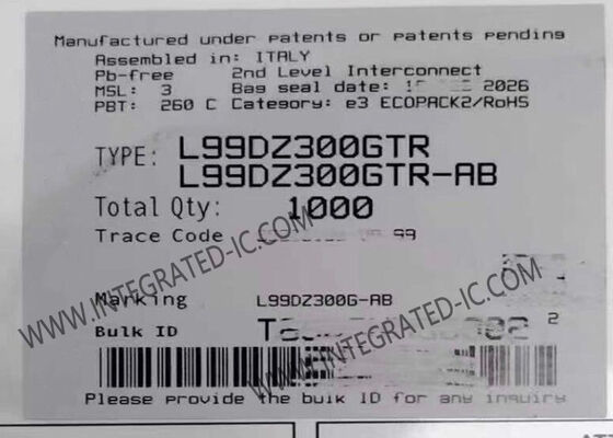 Dispositivo per porta anteriore automobilistica con chip a circuito integrato L99DZ300GTR con CAN FD e LIN