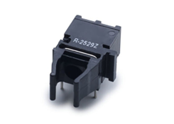 AFBR-2529Z Ricevitore in fibra ottica con velocità di trasmissione di dati di 50 MBd, lunghezza d'onda di 650 nm e compatibilità logica TTL per applicazioni di collegamento versatile