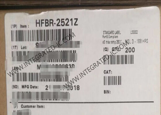 Ricevitore in fibra ottica con lunghezza d'onda 660 nm, velocità dati 5 MBd HFBR-2521Z per applicazioni industriali