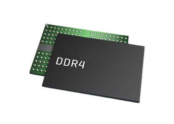 Chip di memoria SDRAM DDR4 da 8 GB con velocità dati di 3200 Mbps e tensione operativa di 1,2 V in package FBGA-78