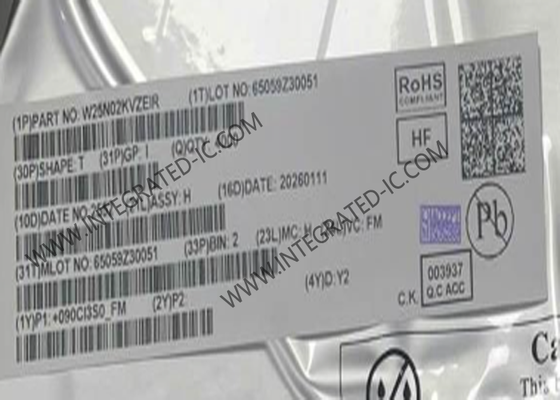 Chip di memoria IC W25N02KVZEIR 2Gbit Quad SPI Flash NAND Memory IC WDFN8