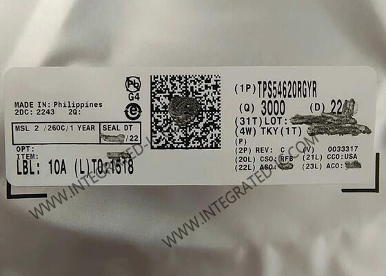 TPS54620RGYR 6A Convertitore di Buck sincrono di uscita con chip di circuito integrato a frequenza di commutazione da 200 kHz a 1,6 MHz