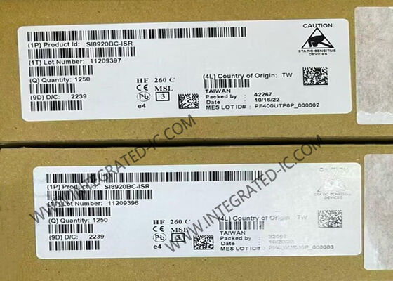 Amplificatori isolati con chip di circuito integrato SI8920BC-ISR per la misurazione dello shunt di corrente