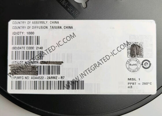 Chip di circuito integrato ADA4522-2ARMZ Amplificatore operativo a derivazione zero a 2,7 MHz MSOP-8
