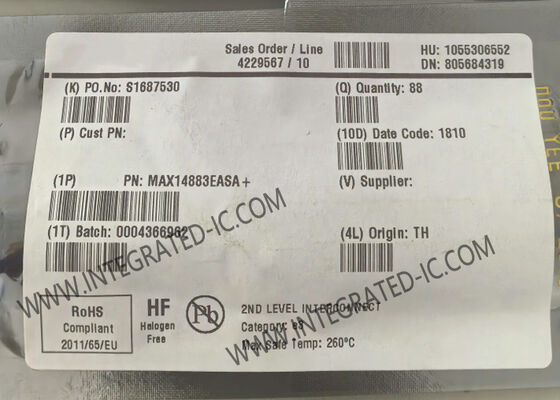 Chip di circuito integrato MAX14883EASA 1Mbps 130mV CAN Transceiver IC SOIC8