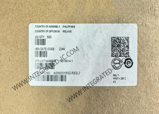 Chip di circuito integrato AD5933YRSZ Converter SSOP-16 Converter di impedenza a 12 bit