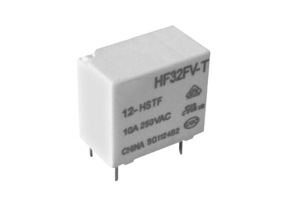 Chip di circuito integrato HF32FV-T/12-HTF 10A Relai di potenza intermedia in subminiatura con tensione di commutazione massima di 277 VAC e temperatura di funzionamento da -40 °C a 105 °C