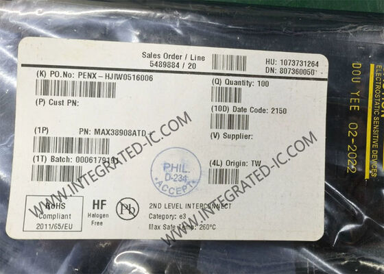 Chip di circuito integrato MAX38908ATD 1 uscita 4A regolatore di tensione lineare 14-TDFN