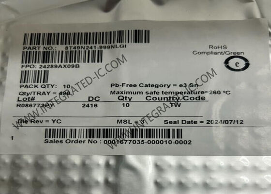 8T49N241-999NLGI Chip di circuito integrato con 1GHz FemtoClock NG Clock Translator in QFN40 Package