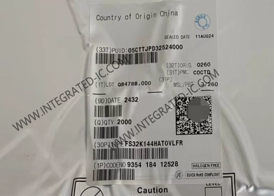 Microcontrollore MCU FS32K144HAT0VLF 32 bit 80MHz ARM Cortex-M4F Microcontrollore IC 48-LQFP