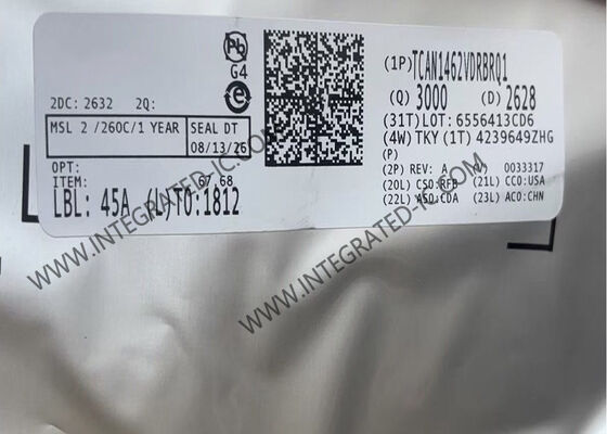 TCAN1462VDRBRQ1 Circuito Integrato con Transceiver CAN FD per Miglioramento del Segnale in Package VDFN8