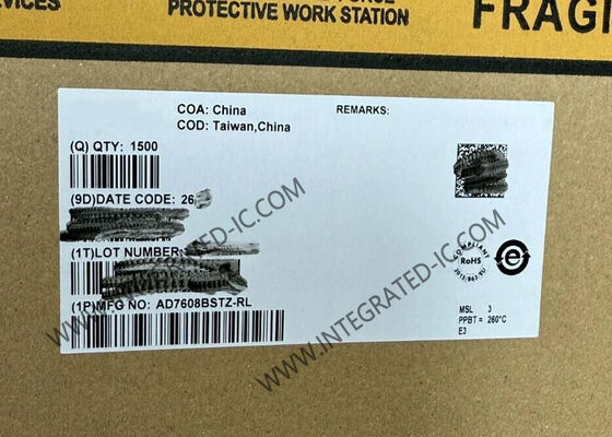 Chip Circuito Integrato AD7608BSTZ ADC Bipolare a 8 Canali a Campionamento Simultaneo a 18 Bit Sistema di Acquisizione Dati