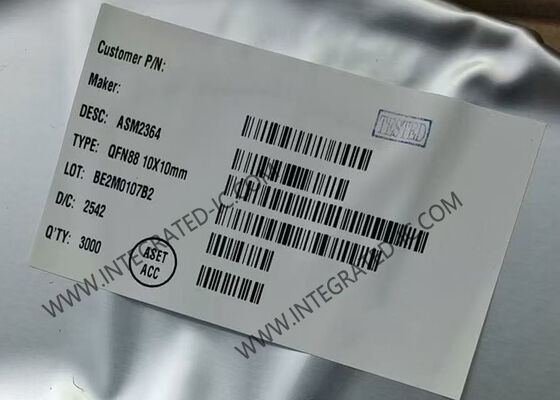 Chip integrato ASM2364 con PCI Express 20G e USB3.2 Gen2x2 in package QFN-88