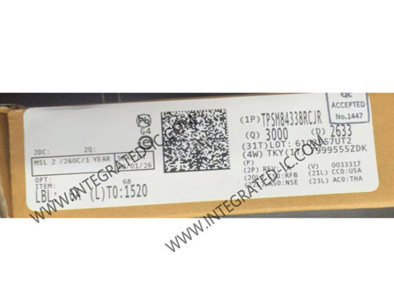 Modulo di alimentazione sincrono buck TPSM84338RCJR da 3A, chip a circuito integrato con modalità selezionabile dall'utente