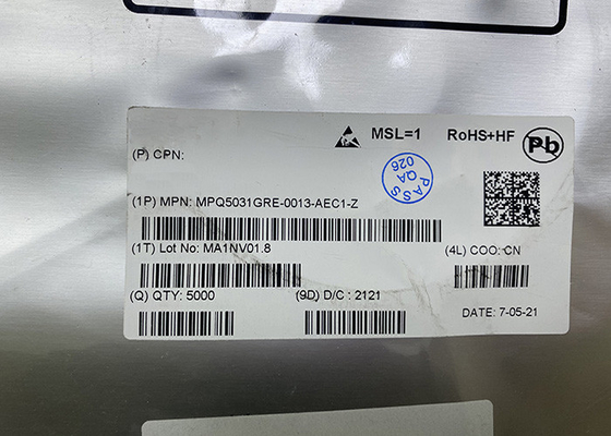 L'automobile MPQ5031 scheggia il regolatore QFN20 di fornitura di energia di MPQ5031GRE-0013-AEC1-Z USB