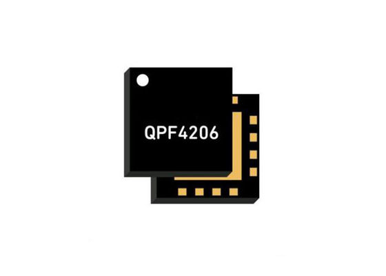 QPF4206TR13 Modulo Front-End RF Chip WIFI 6 con frequenza a 2.4 GHz, guadagno di 33 dB e figura di rumore di 2.1 dB