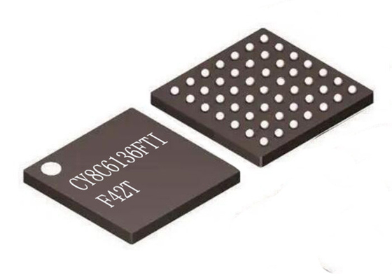 Rendimento elevato di IC XFBGA80 del microcontroller dell'ARM Cortex M4 CY8C6136FTI-F42T 150MHz