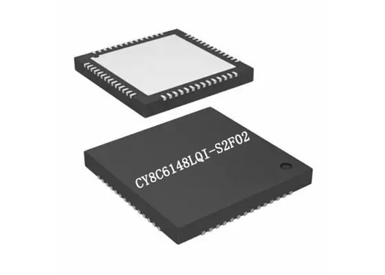 Pacchetto istantaneo dual core di IC 68-VFQFN del microcontroller di 32 bit CY8C6148LQI-S2F02