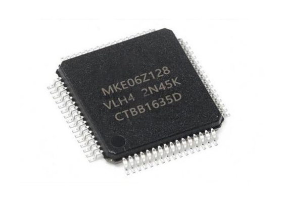 singolo supporto di superficie di IC LQFP64 del microcontroller del centro di 48MHz MKE06Z128VLH4 32Bit