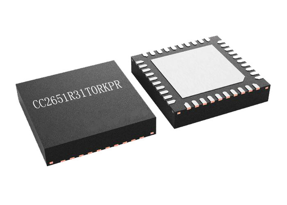 Protocollo 2.4GHz MCU senza fili della corteccia M4 del braccio di VQFN40 CC2651R31T0RKPR 32Bit singolo